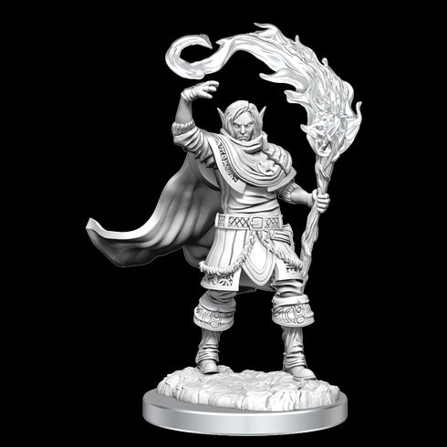 D&D Nolzurs Marvelous Unpainted Miniatures Elf Cleric Male Pre-Order