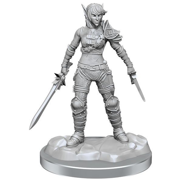 D&D Nolzurs Marvelous Miniatures Elf Rogue & Half-Elf Rogue Protege