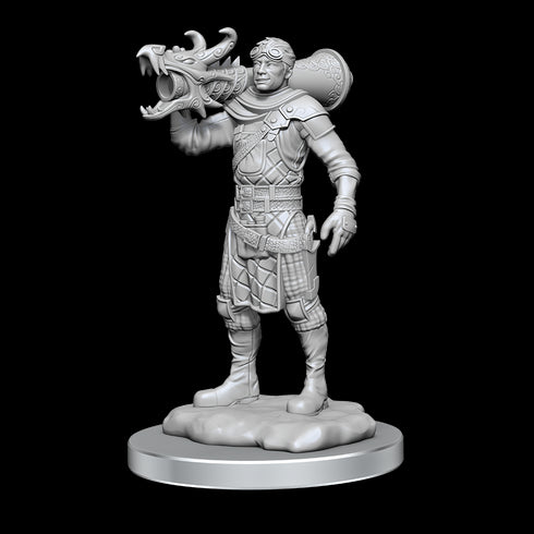 D&D Nolzurs Marvelous Miniatures Human Artificer & Human Apprentice