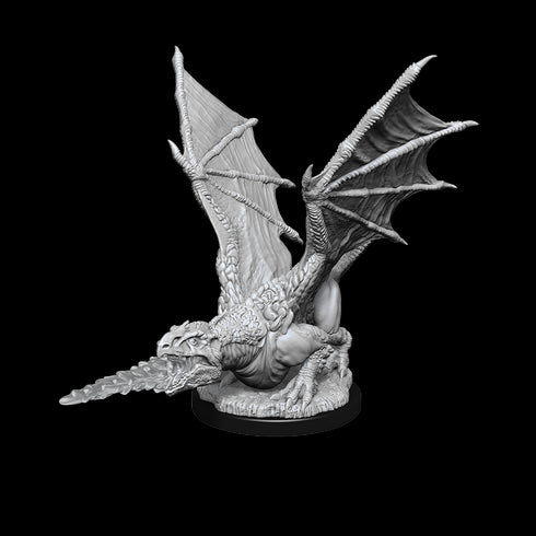 D&D Nolzurs Marvelous Unpainted Miniatures White Dragon Wyrmling