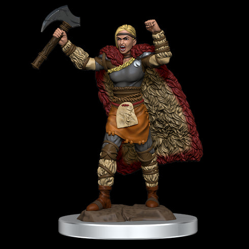 D&D Premium Miniatures Wave 7 Human Barbarian Female