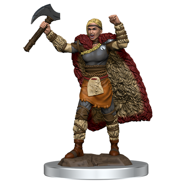 D&D Premium Miniatures Wave 7 Human Barbarian Female