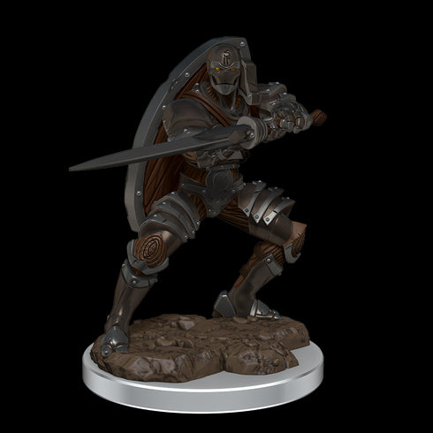D&D Premium Miniatures Wave 7 Warforged Fighter Male