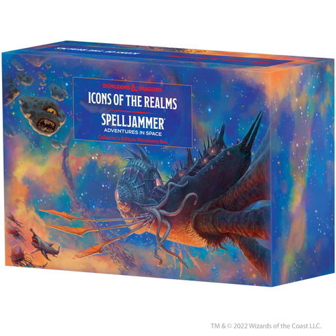 D&D Icons of the Realms Miniatures Spelljammer Adventures in Space Collectors Edition Box