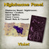 Arcknight Flat Plastic Miniatures - RPG Mini Mounts - Nightmare (Violet)