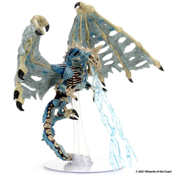 D&D Icons of the Realms Miniatures Boneyard Premium Set Blue Dracolich
