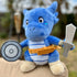 Plush - Buckles the Blue Kobold Fighter - Gallant Goblin