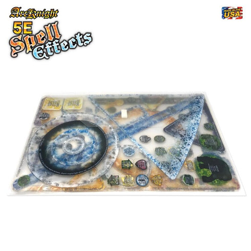 Arcknight Flat Plastic Miniatures - 5E Generic Spell Effects 2.0 (3 pages)