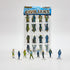 Arcknight Flat Plastic Miniatures - Civilians Set - 56 2D Minis