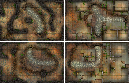 Box of Adventure RPG Maps & Tokens Coast of Dread