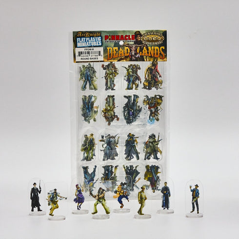Arcknight Flat Plastic Miniatures - Deadlands Set - 64 2D Minis