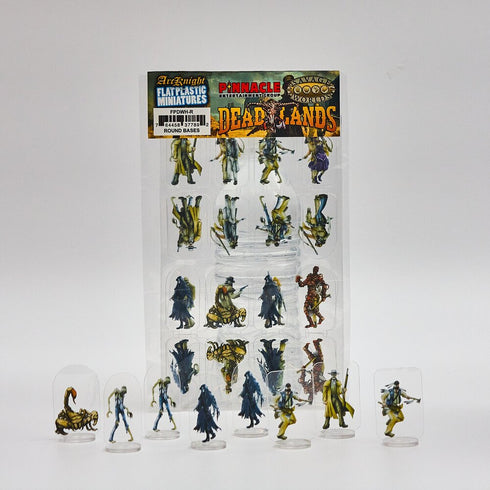 Arcknight Flat Plastic Miniatures - Deadlands Horde Set - 32 2D Minis