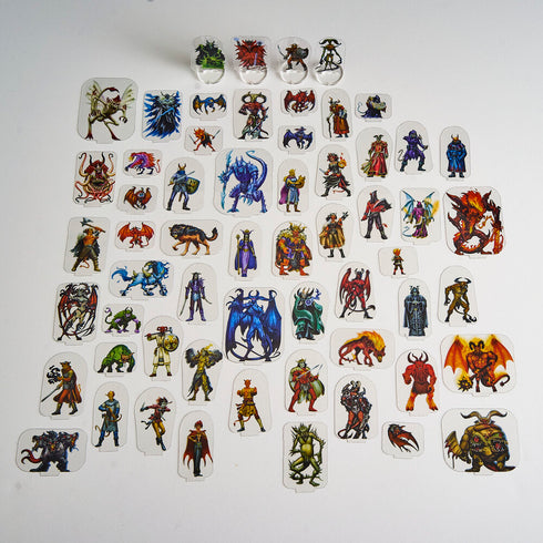 Arcknight Flat Plastic Miniatures - Fantasy Expansion Bundle + Hordes - 458 2D Minis