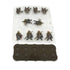Arcknight Flat Plastic Miniatures - Dwarven Draugr Warband - 10 2D Minis