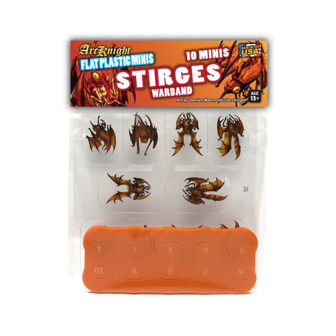 Arcknight Flat Plastic Miniatures - 5E Starter Set - Hardbound Support - Deluxe Edition