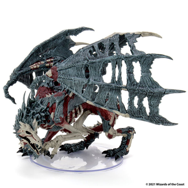 D&D Icons of the Realms Miniatures Boneyard Premium Set Green Dracolich