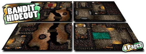 Arcknight Flat Plastic Miniatures - 5E Starter Set - Hardbound Support - Deluxe Edition