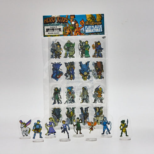 Arcknight Flat Plastic Miniatures - Hero Kids Set - 64 2D Minis