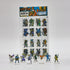 Arcknight Flat Plastic Miniatures - Hero Kids Set - 64 2D Minis