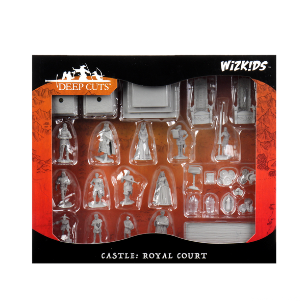 WizKids Deep Cuts Unpainted Miniatures Castle: Royal Court - Unpainted