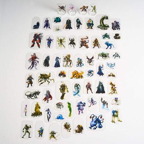 Arcknight Flat Plastic Miniatures - Legendary Games Alien Bestiary - 62 2D Minis Preorder