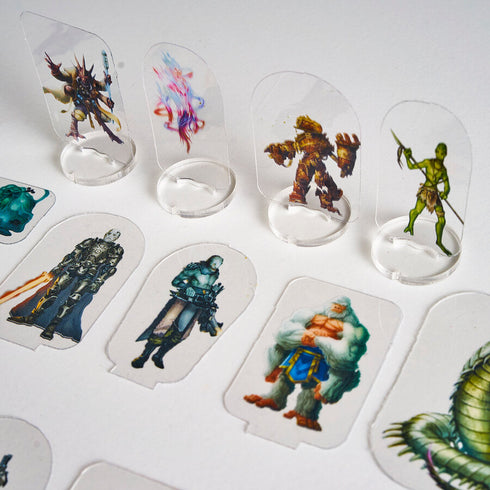Arcknight Flat Plastic Miniatures - Legendary Games Alien Bestiary - 62 2D Minis Preorder