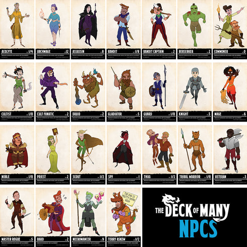 Deck of Many: NPCs