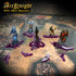 Arcknight Flat Plastic Miniatures - RPG Mini Mounts - Nightmare (Violet)