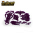 Arcknight Flat Plastic Miniatures - RPG Mini Mounts - Nightmare (Violet)