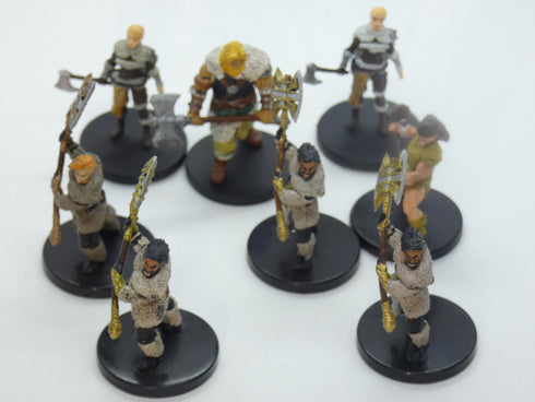 RPG Mini Hunter Barbarian Encounter Pack - 8 Prepainted Minis