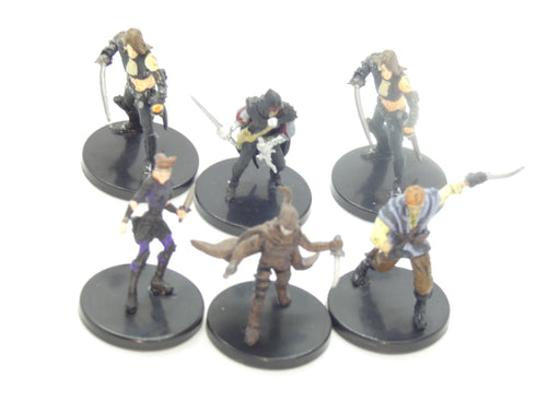 RPG Mini Hunter Rogue Encounter Pack - 6 Prepainted Minis
