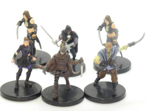 RPG Mini Hunter Rogue Encounter Pack - 6 Prepainted Minis