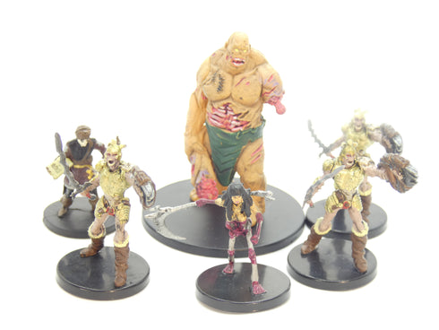 RPG Mini Hunter Zombie Encounter Pack - 6 Prepainted Minis