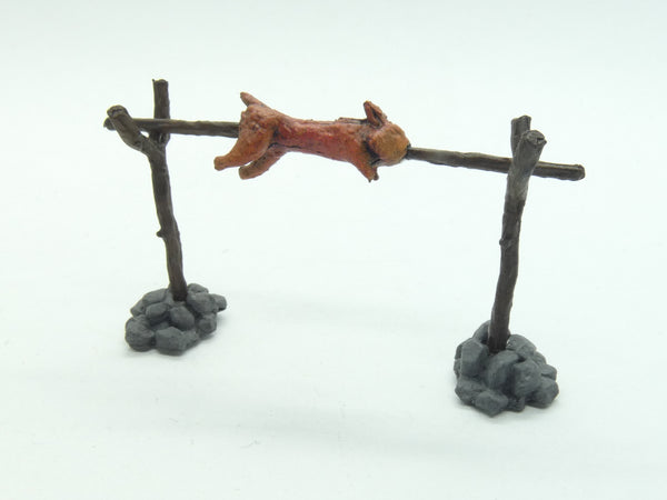 WizKids 4D Settings Encampment - Meat Spit with Rabbit