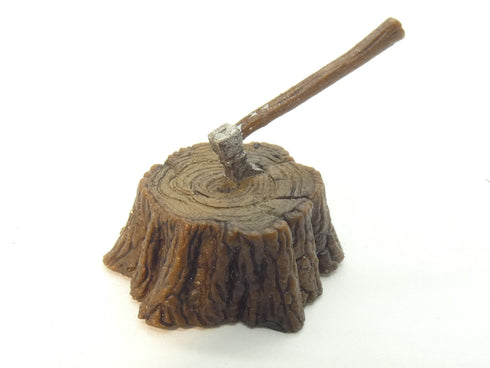 WizKids 4D Settings Encampment - Stump with Axe