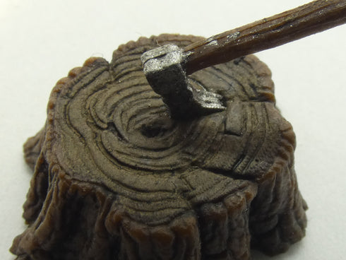 WizKids 4D Settings Encampment - Stump with Axe