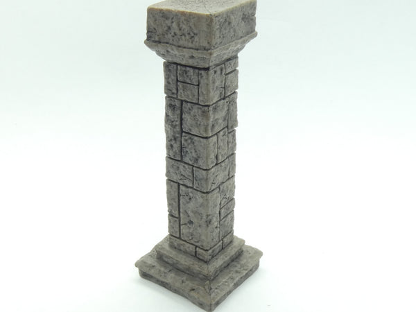 Wizkids 4D: Pools & Pillars - Pillar - with Flags & Torch