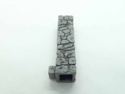 Wizkids 4D WarLock Tiles - Dungeon Full Height Walls set - Full Height Stone Corner Pillars
