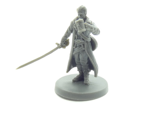 Blacklist Miniatures: Fantasy Series 1: Male Half-Orc Bard