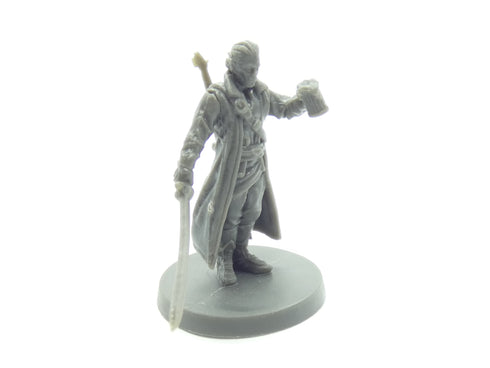 Blacklist Miniatures: Fantasy Series 1: Male Half-Orc Bard