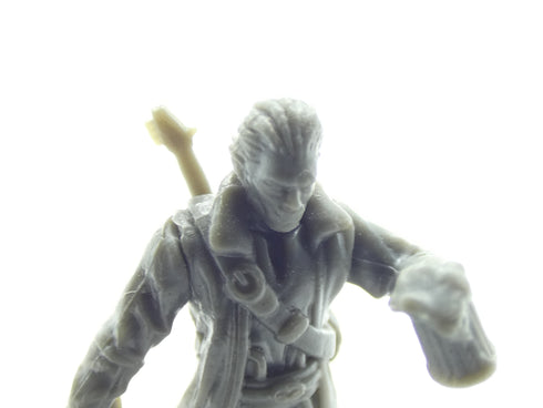 Blacklist Miniatures: Fantasy Series 1: Male Half-Orc Bard