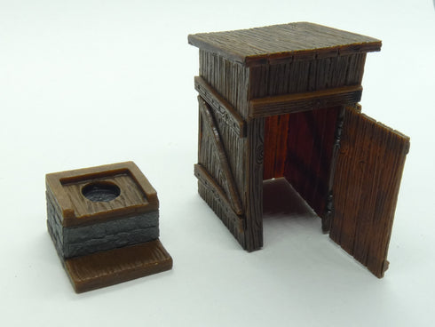 WarLock Tiles Accessory: Kitchen - Outhouse & Privy