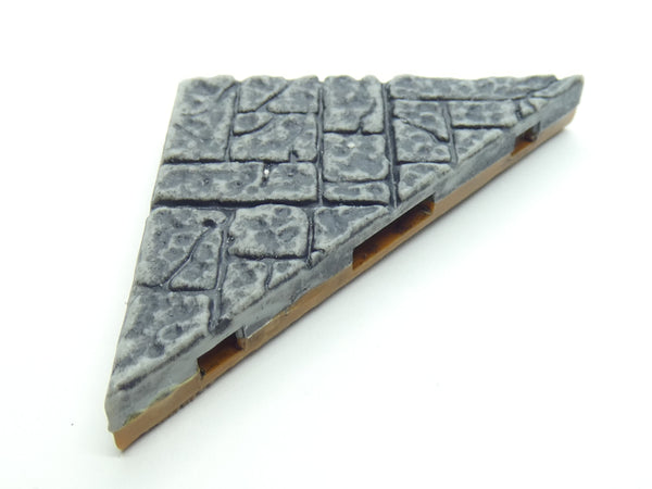 Warlock Tiles - Angles - 2”x 2” Stone/Wood Angled Tile