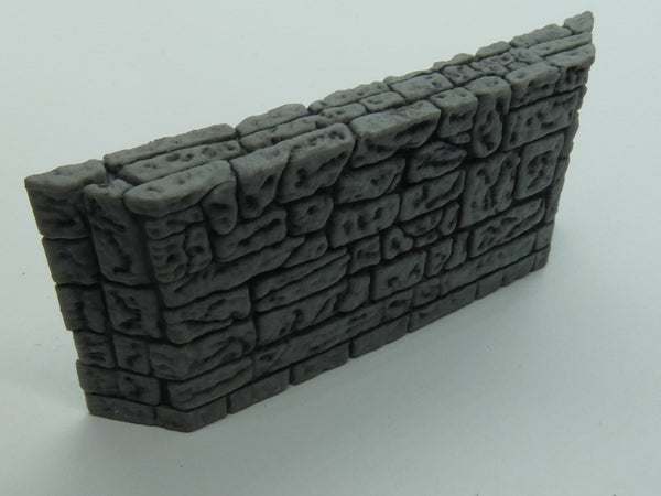 Warlock Tiles - Angles - 2” Stone Exterior Inside Angled Half Walls