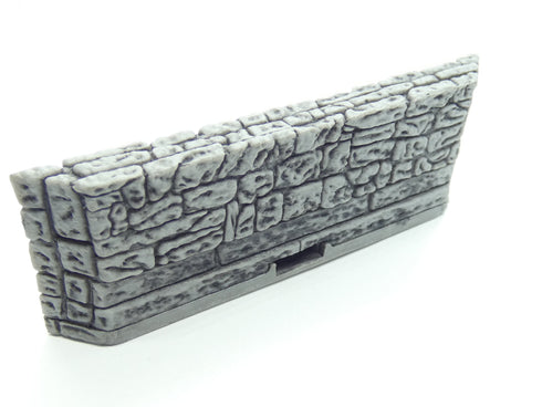 Warlock Tiles - Angles - 2” Stone Exterior Outside Angled Half Walls