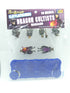 Arcknight Flat Plastic Miniatures - Dragon Cultists Warband - 10 2D Minis