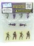 Arcknight Flat Plastic Miniatures - Reanimated Villagers Warband - 10 2D Minis