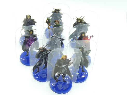 Arcknight Flat Plastic Miniatures - Dragon Cultists Warband - 10 2D Minis