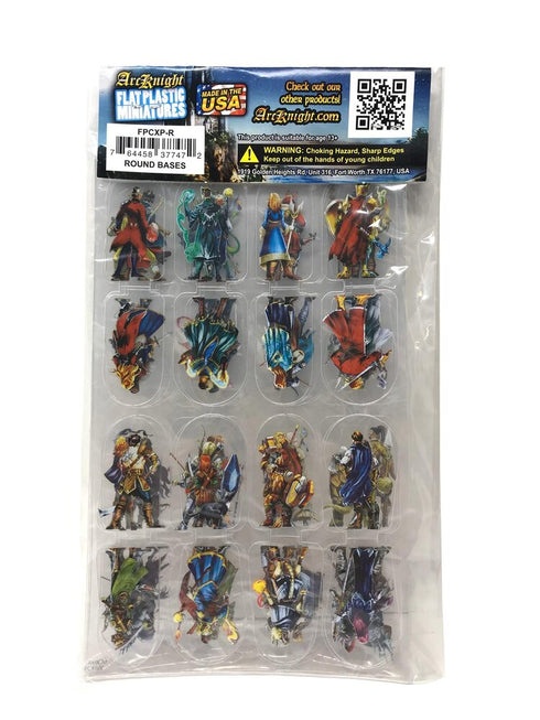 Arcknight Flat Plastic Miniatures - PC Expansion Set - 64 2D Minis