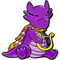 Pin - Coda the Purple Kobold Bard - Gallant Goblin